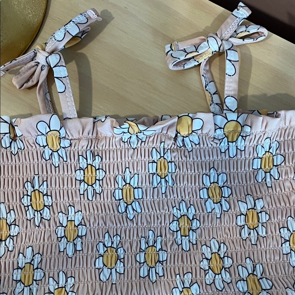 Floral Kids Swim One Piece - Picture 3 of 3